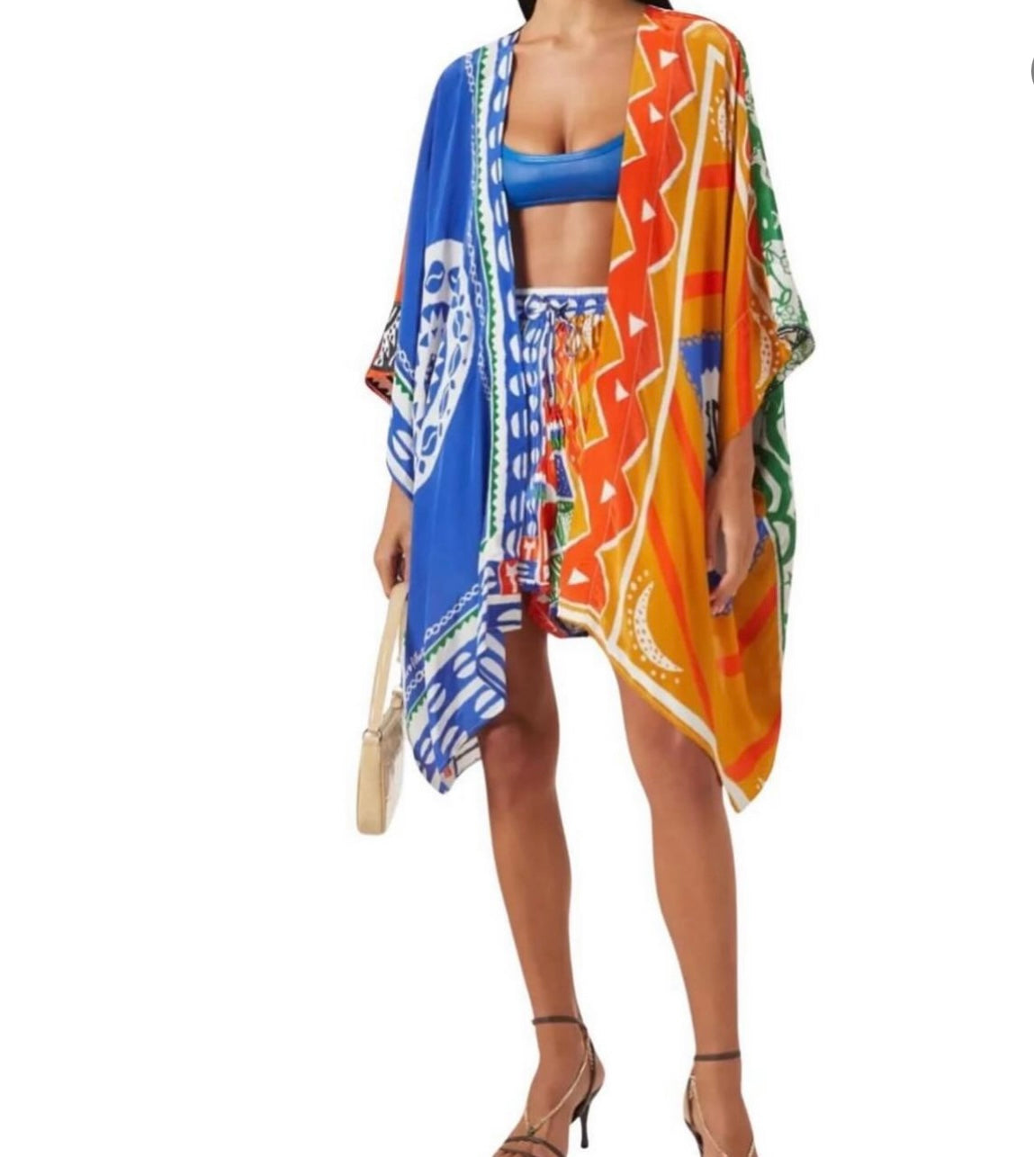 PITTA KAFTAN AND SHORTS SET