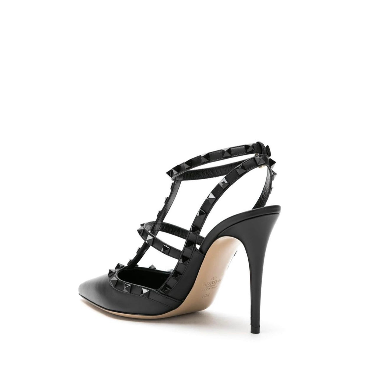 ROCKSTUD PATENT LEATHER PUMPS 100mm36.5