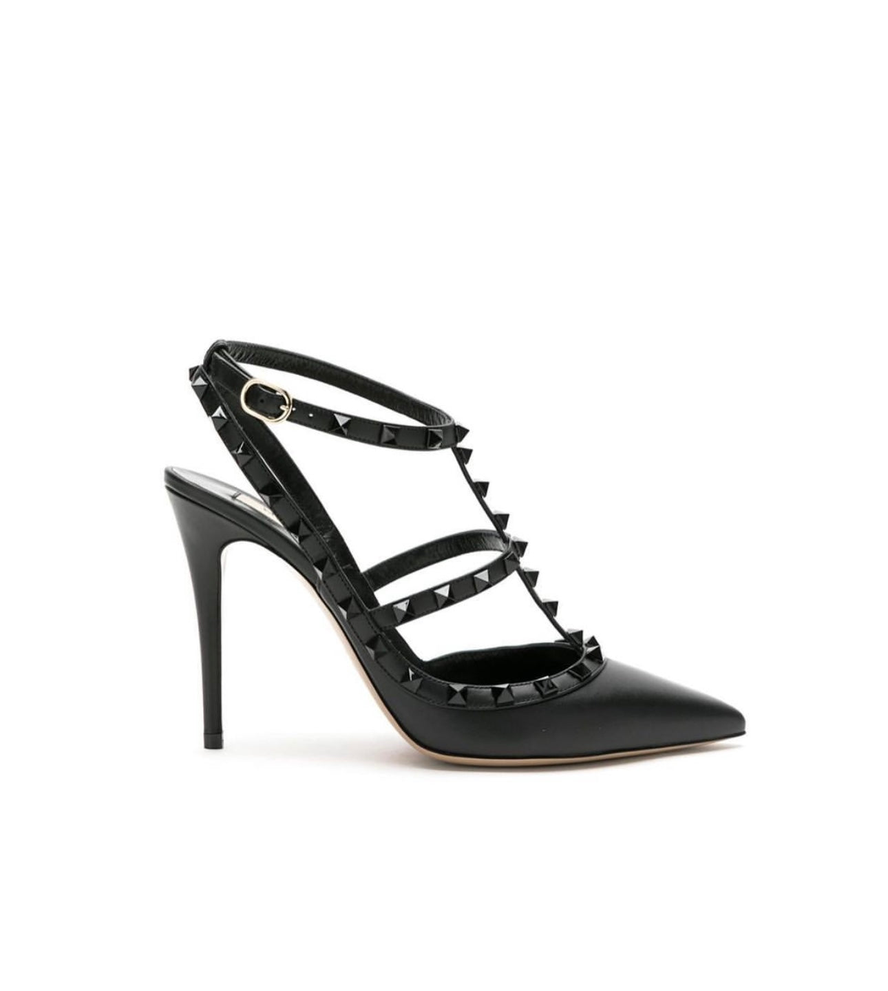 ROCKSTUD PATENT LEATHER PUMPS 100mm36.5